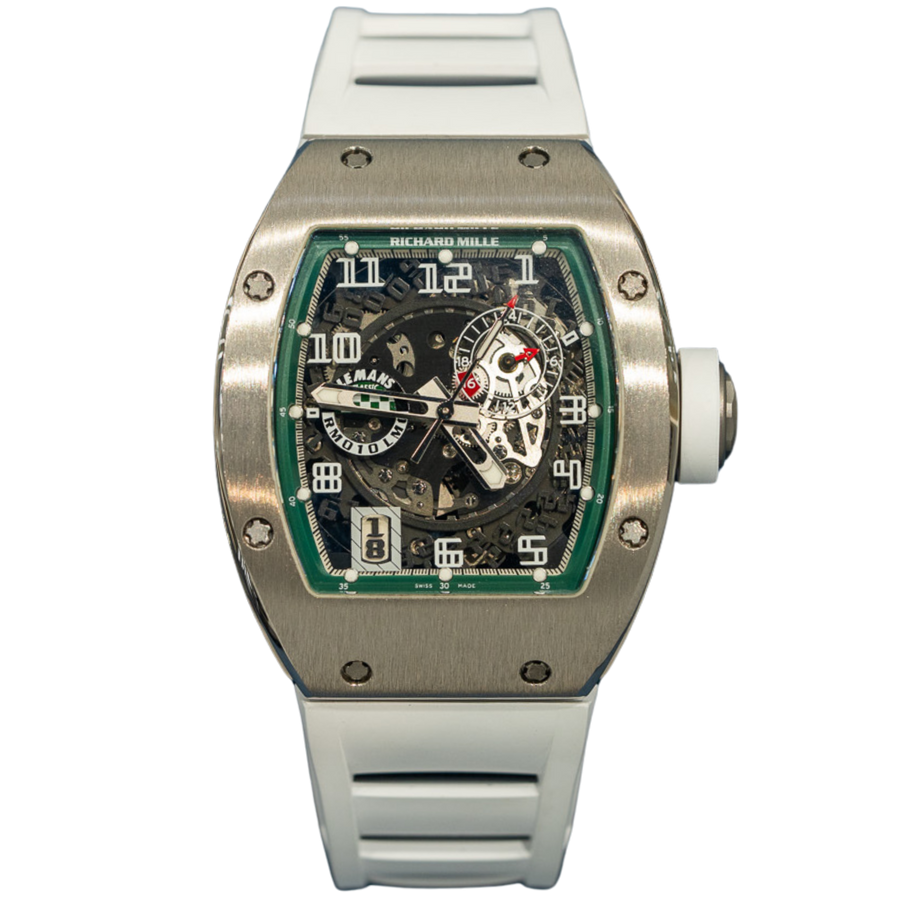 Richard Mille RM010 White Gold luxury watch at 1Luxury Miami