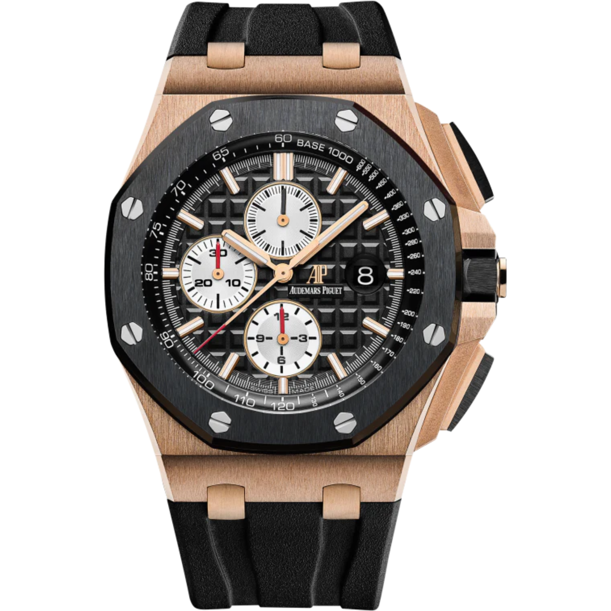 Audemars Piguet Royal Oak OffshoreChronograph  Ref. 26401RO.OO.A002CA.01 Rose Gold Black Dial