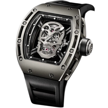 RM052 Black TZP Skull Tourbillon