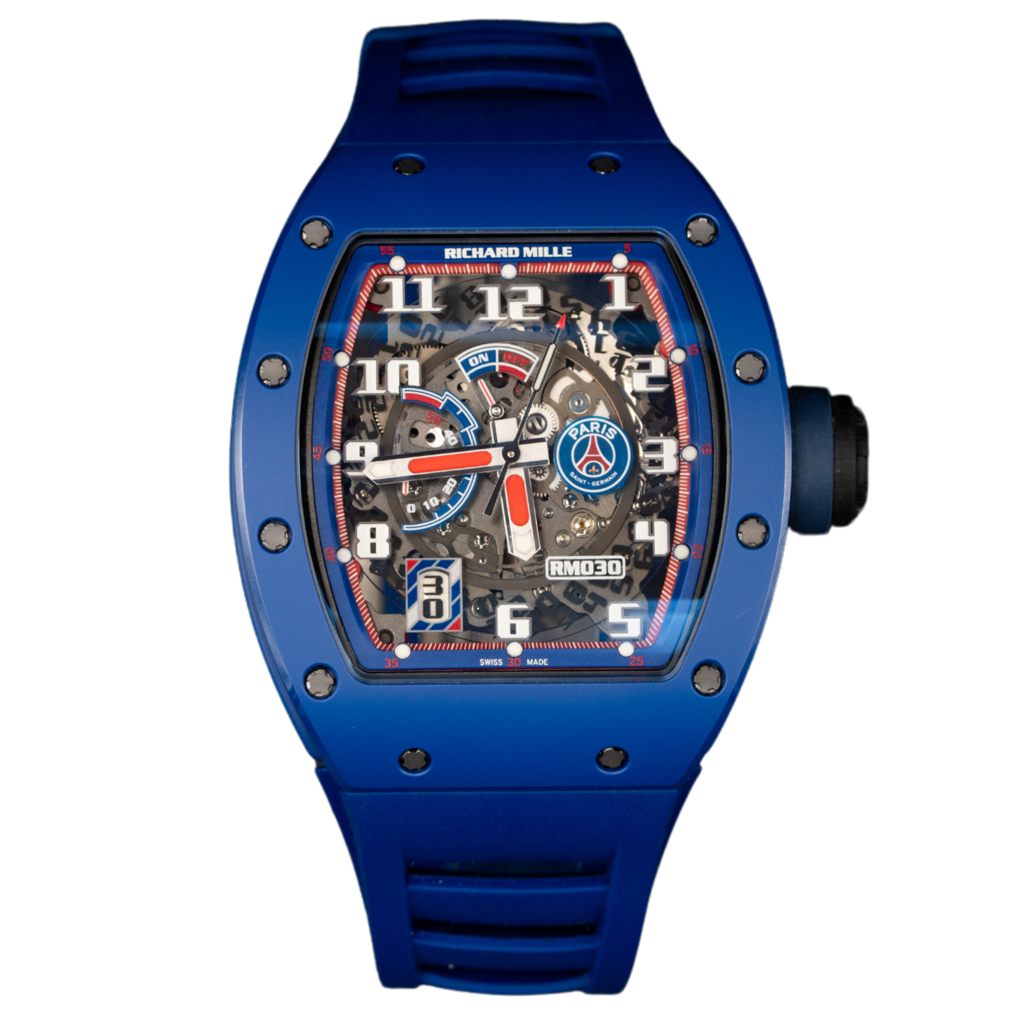 Richard Mille RM030 PSG Blue Ceramic "Paris Saint Germain"