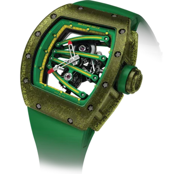 RM 59-01 Tourbillon Yohan Blake Automatic Green Rubber Carbon Case