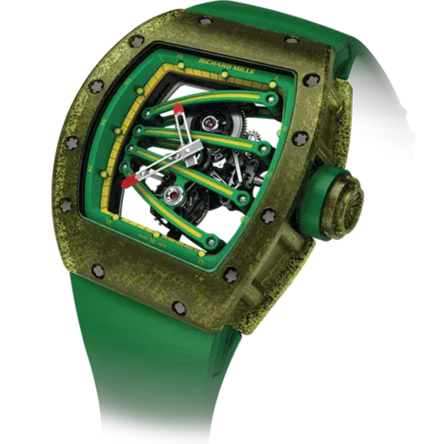 Richard Mille RM 59-01 Carbon TPT Diamond-Set Rubber Strap luxury watch at 1Luxury Miami