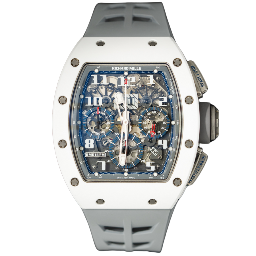 Richard Mille RM011 Ceramic luxury watch at 1Luxury Miami