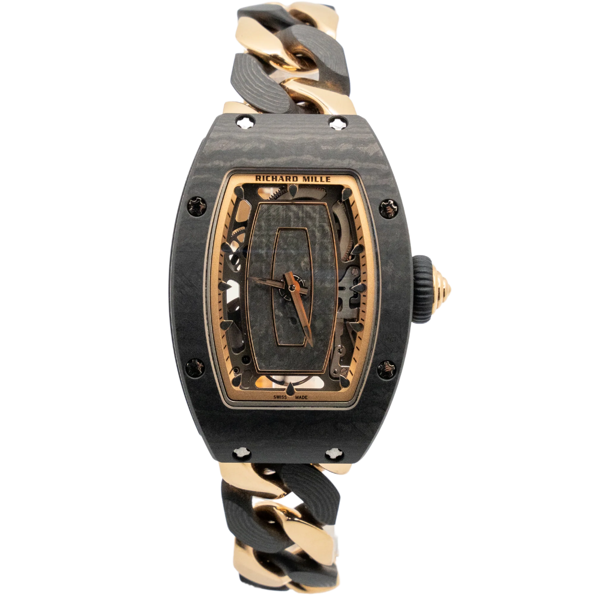 Richard Mille RM07-01 Gold Bracelet MOP Dial