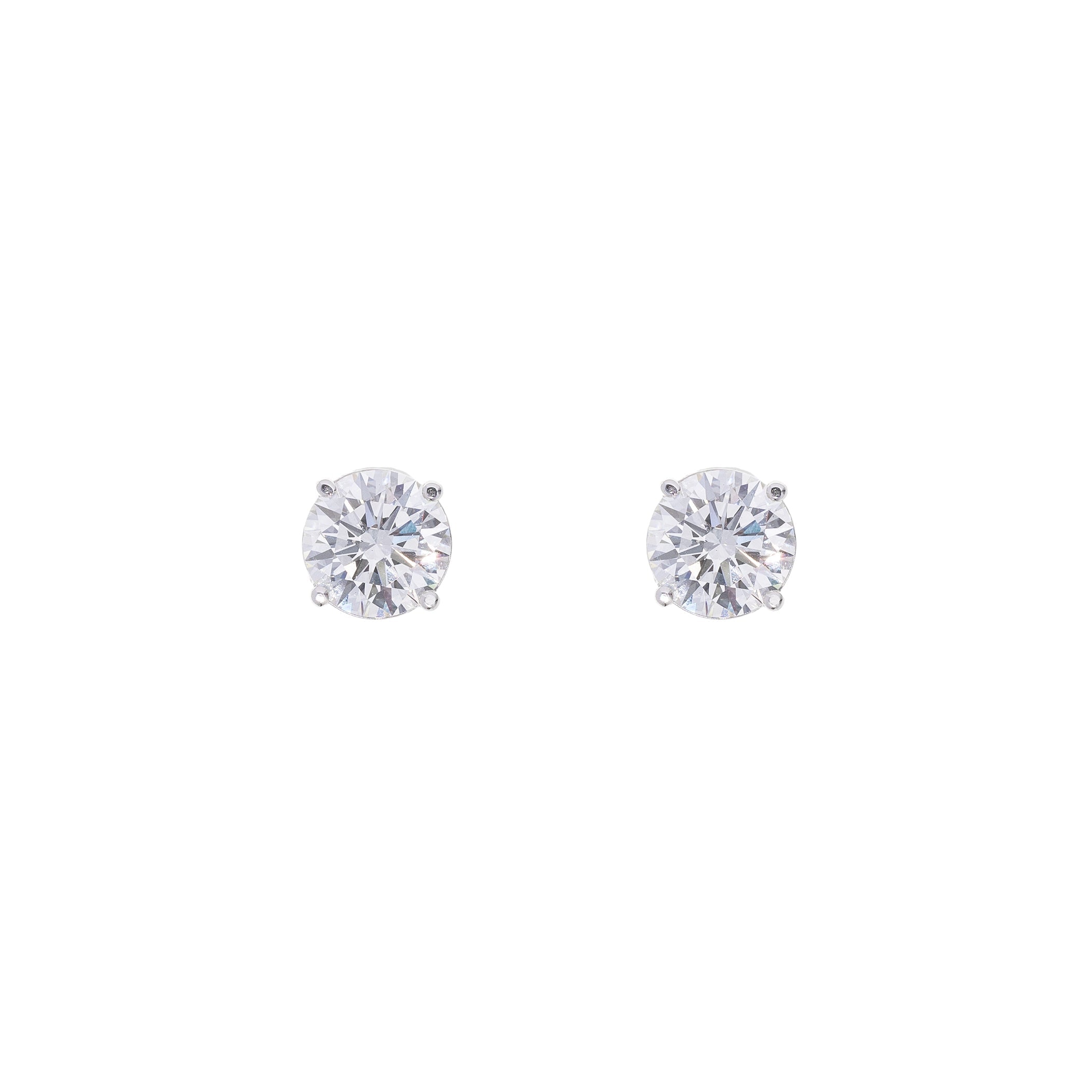 2ct Each Diamond Lab Studs