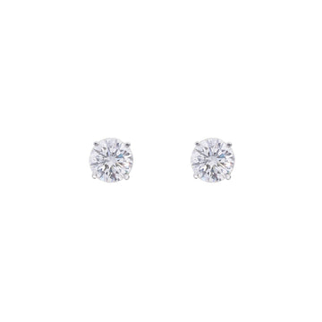 2ct Each Diamond Lab Studs