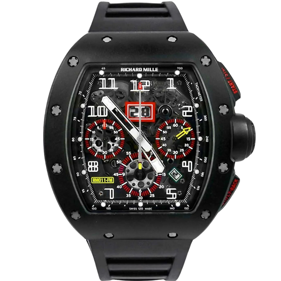 Richard Mille RM011 Carbon TPT luxury watch at 1Luxury Miami