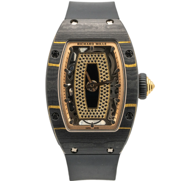 Richard Mille	RM07-01 Black/Gold Onyx Lips Black Diamond Dial