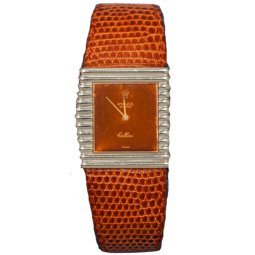 Rolex “King Midas” Ref. 4017 Yellow Gold Orange Mirror Dial