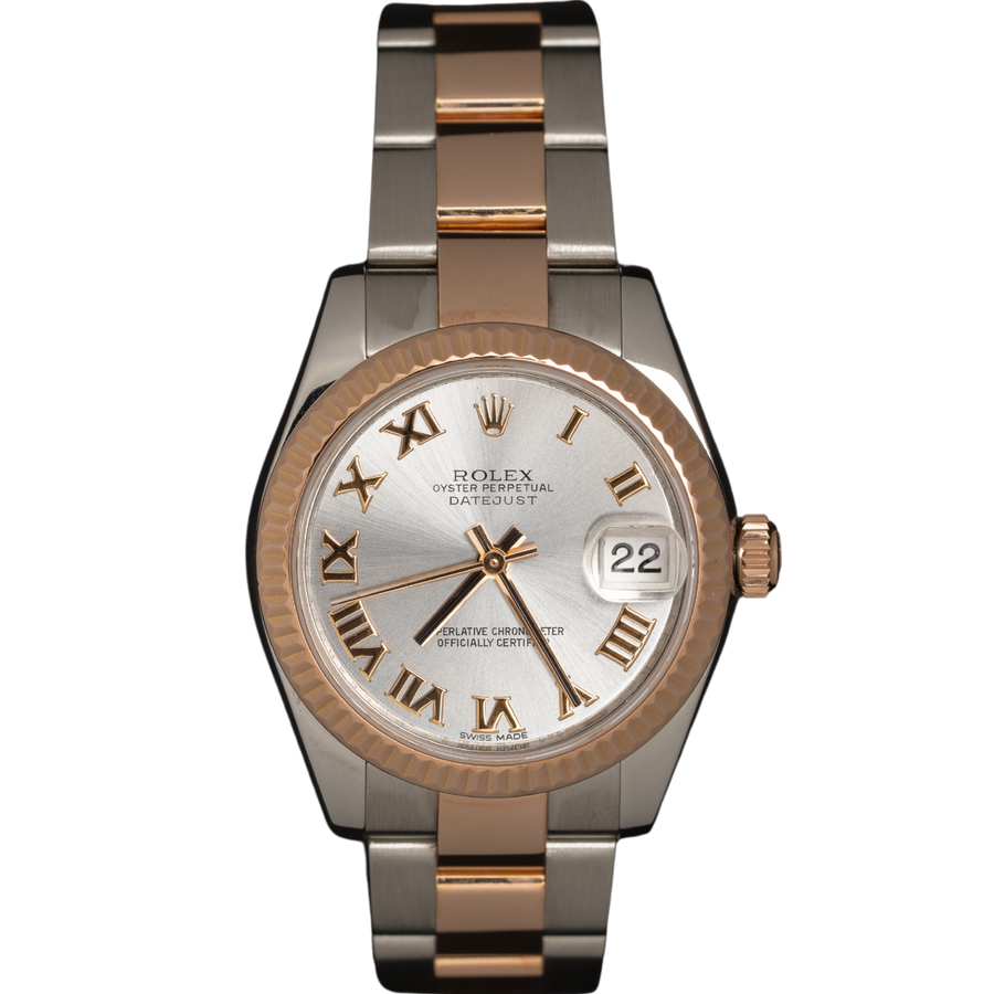 Rolex 178271 Roman Dial luxury watch at 1Luxury Miami