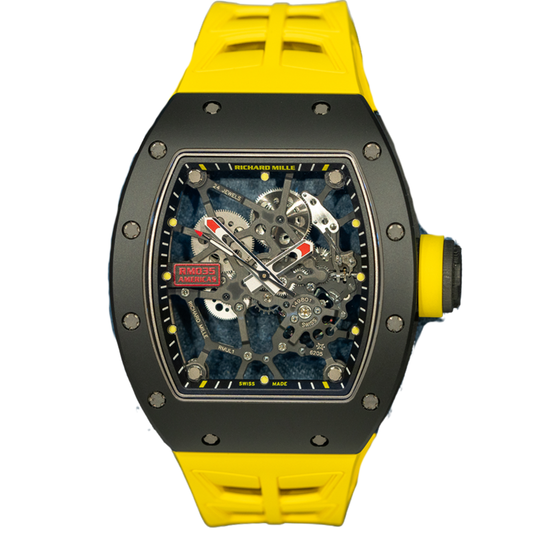 Richard Mille RM035 “Americas Edition” Black TZP Skeleton