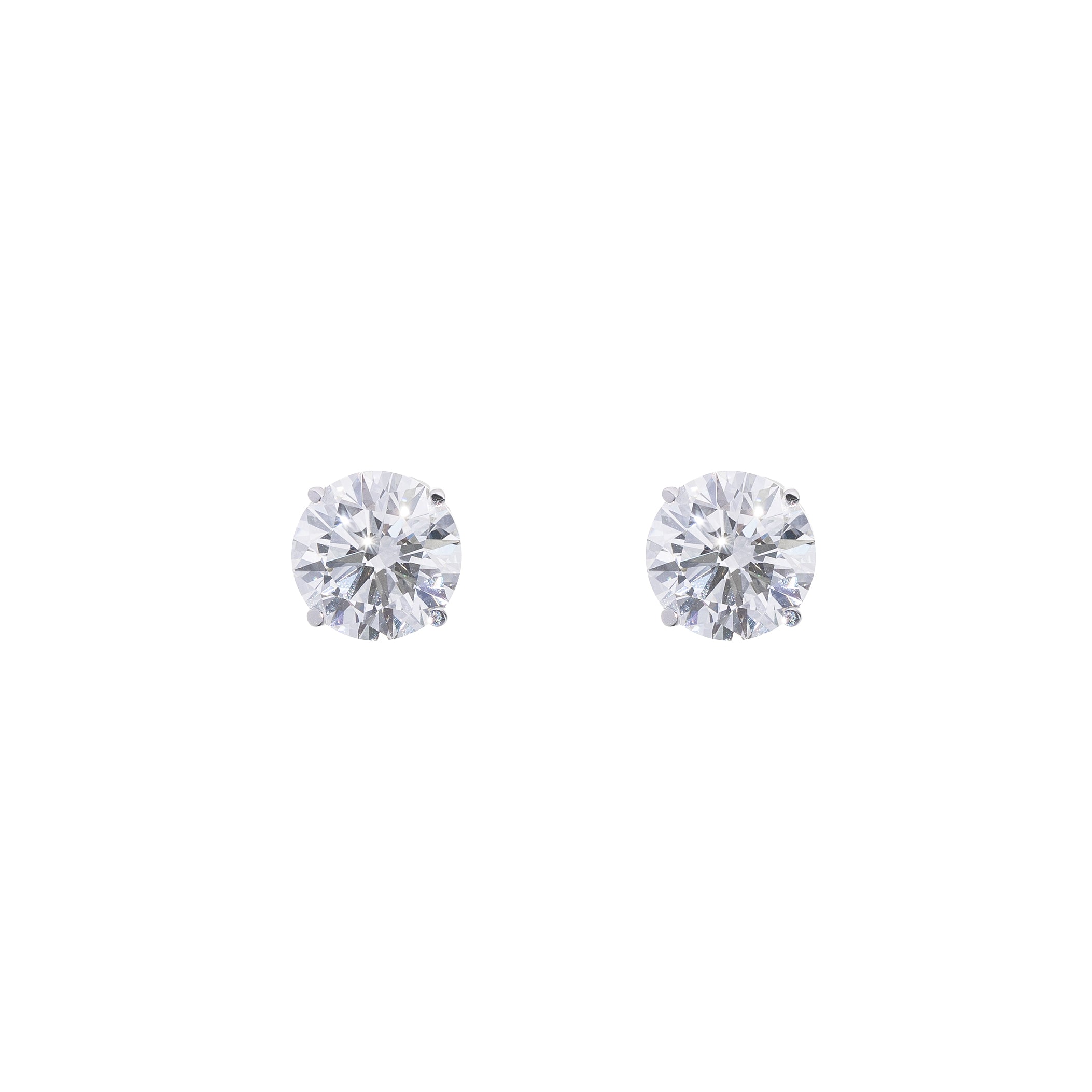 3ct Each Diamond Lab Studs