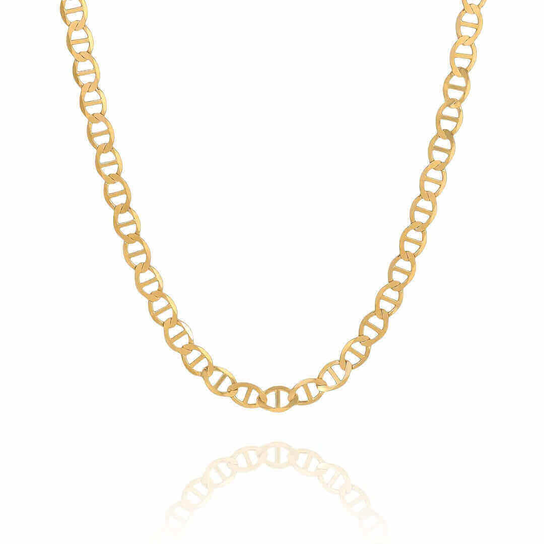 Gold Mariner Chain - 4mm