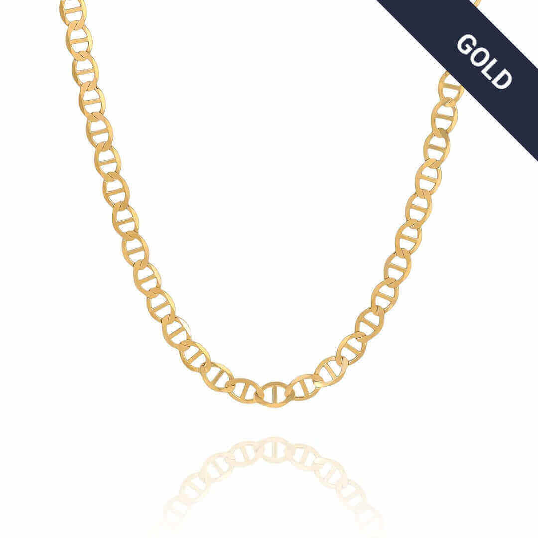 Gold Mariner Chain - 4mm