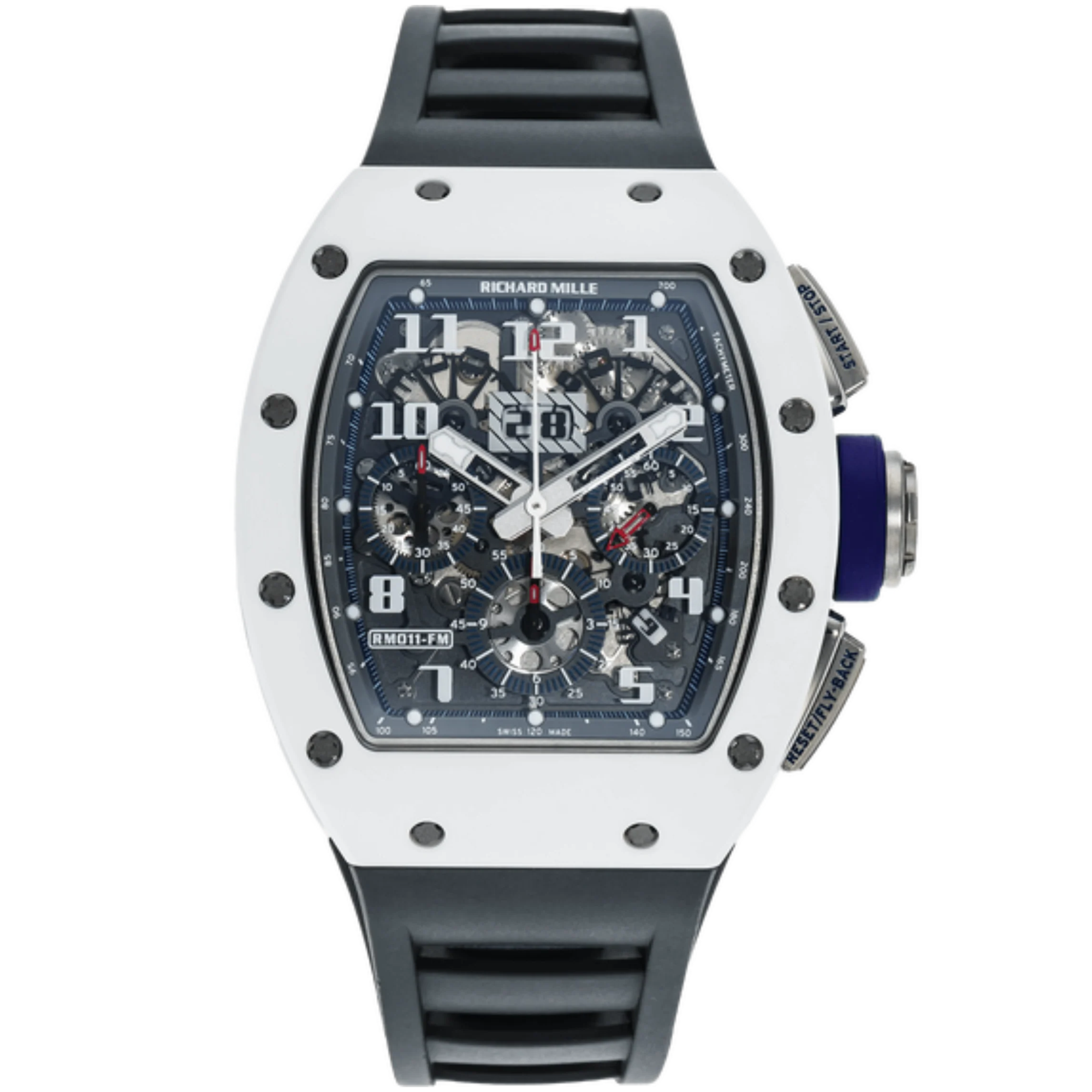 RM 011 Atz Polo St Tropez Limited Edition Rubber Strap Titanium Case