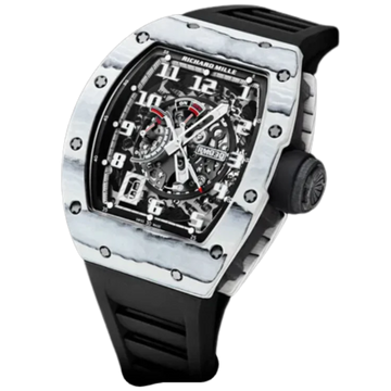 RM 030 Automatic Winding With Declutchable Rotor Rubber Strap Titanium Case