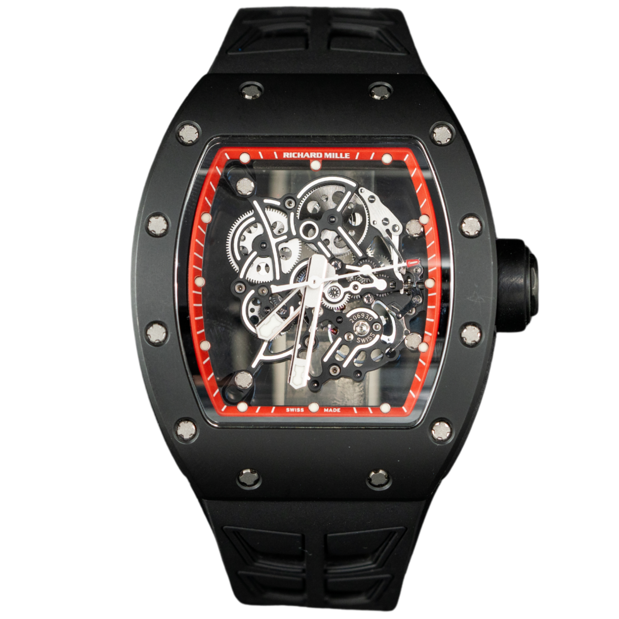 Richard Mille RM055 Bubba Watson Americas Edition Black Ceramic/Red Rehaut