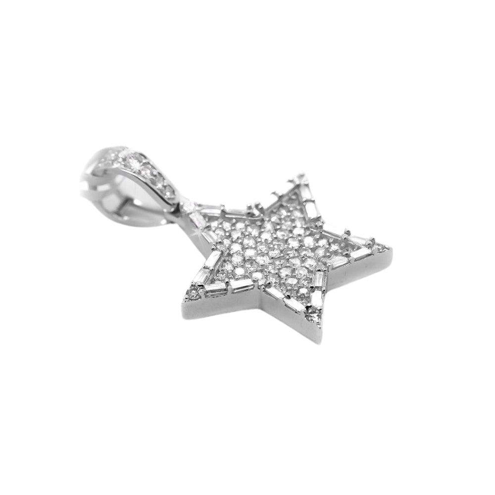 14k Stellar Shine Diamond Star Pendant 1.75ct