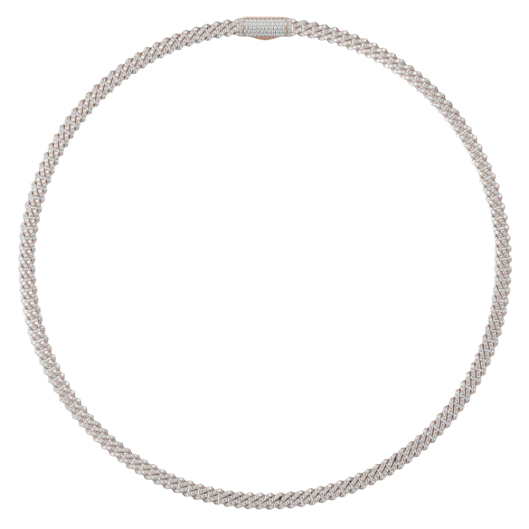 Diamond Cuban Link Chain 14k - 5mm