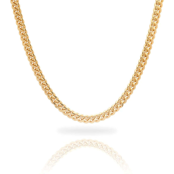 Cuban Link Chain Solid Gold 5mm - Box Lock