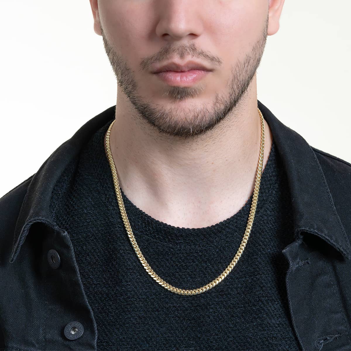 Cuban Link Chain Solid Gold 5mm - Box Lock