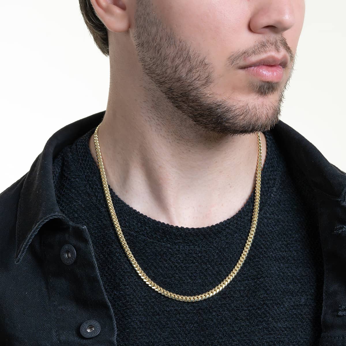 Cuban Link Chain Solid Gold 5mm - Box Lock