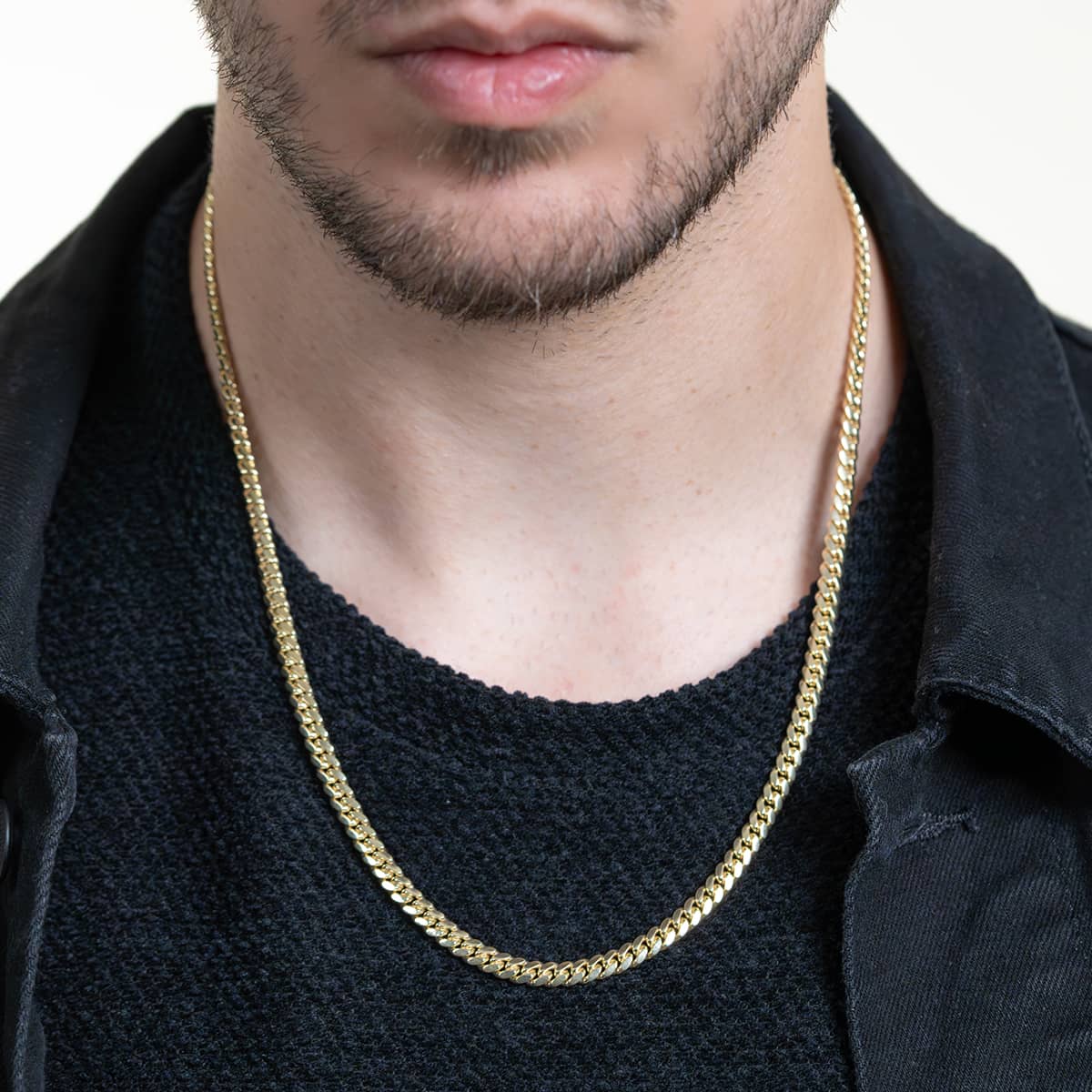 Cuban Link Chain Solid Gold 5mm - Box Lock