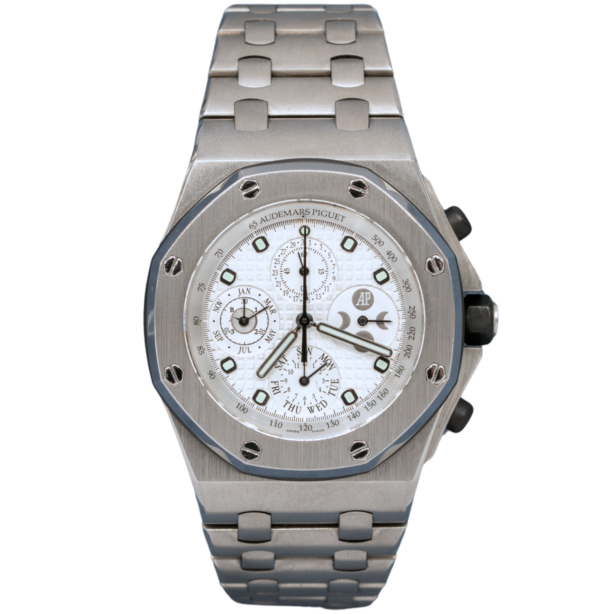 Audemars Piguet Royal Oak Offshore Ref. 25854TI.OO.1150TI.01 Titanium 42MM White Dial