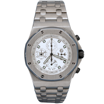 Audemars Piguet Royal Oak Offshore Ref. 25854TI.OO.1150TI.01 Titanium 42MM White Dial
