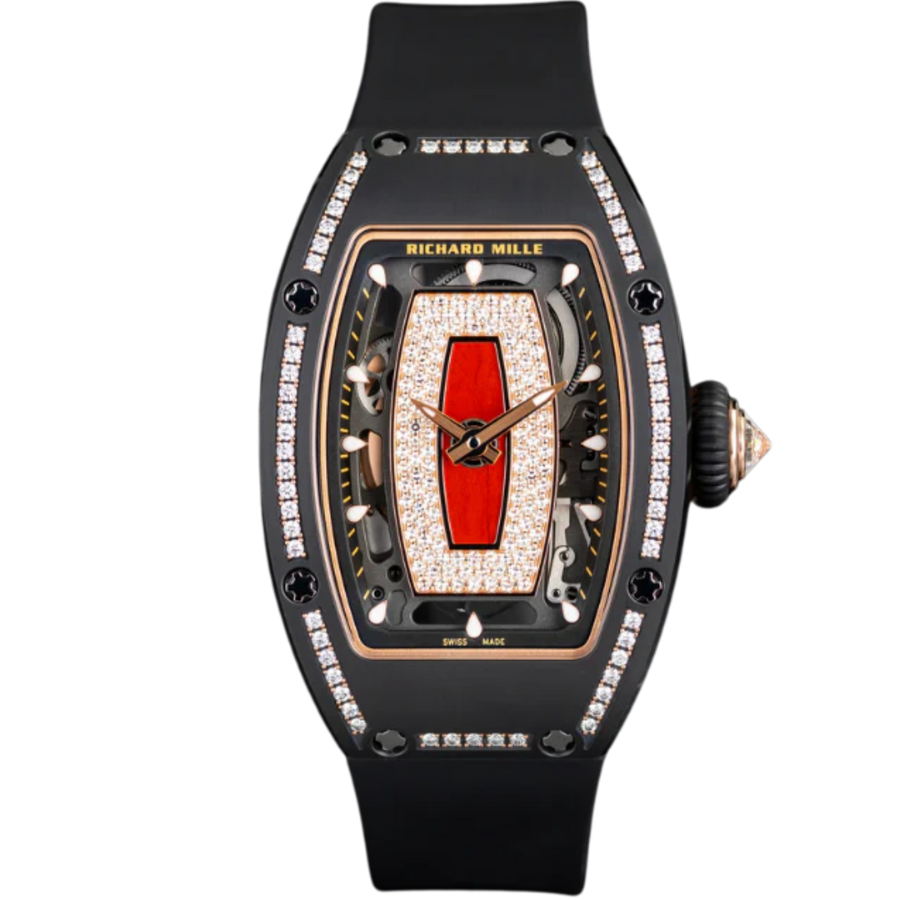 Richard Mille RM07 Ceramic Diamond-Set luxury watch at 1Luxury Miami