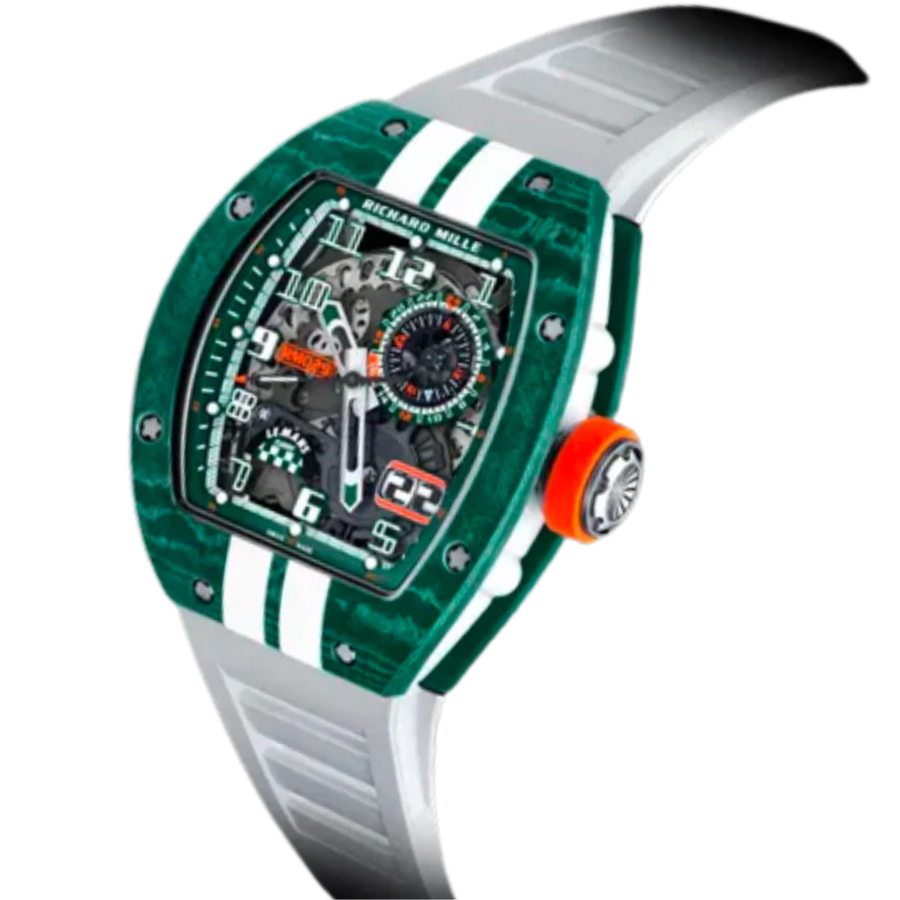 Richard Mille RM 029 Carbon TPT Diamond-Set Rubber Strap luxury watch at 1Luxury Miami