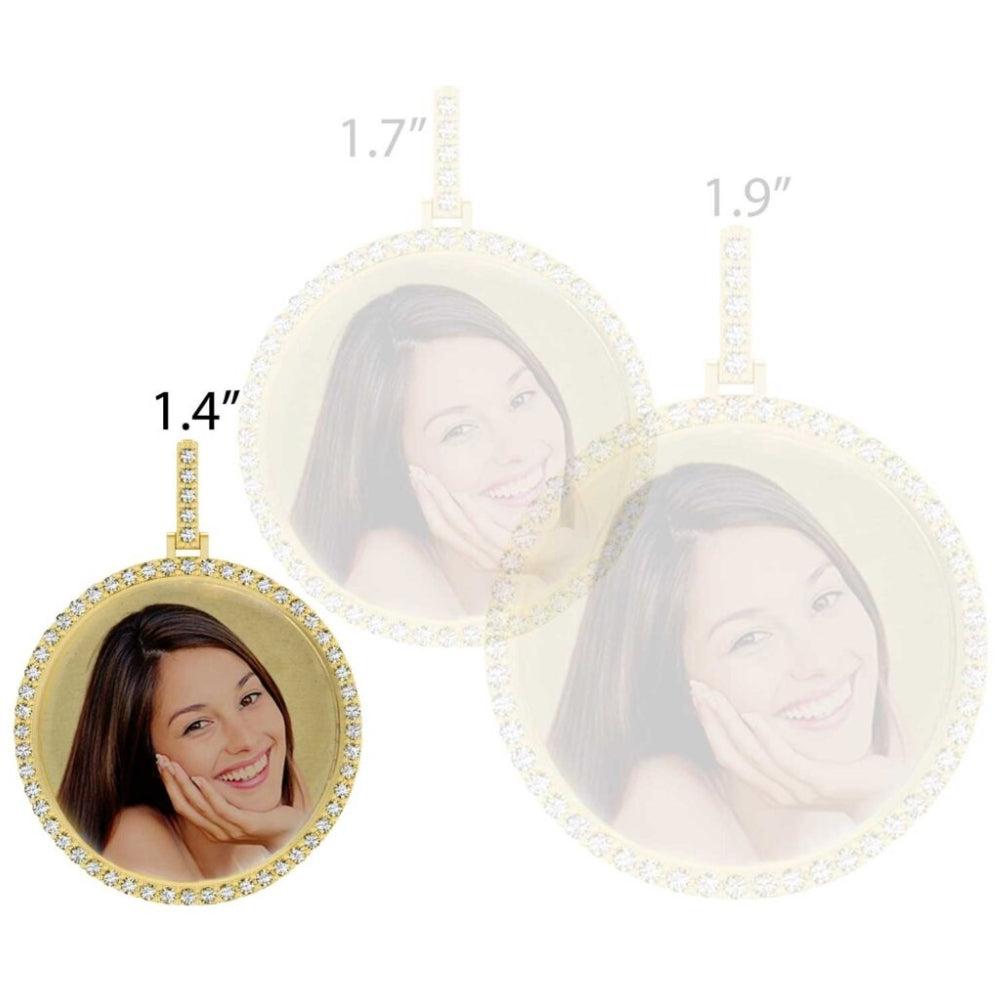 10K Diamond Round Memory Charm