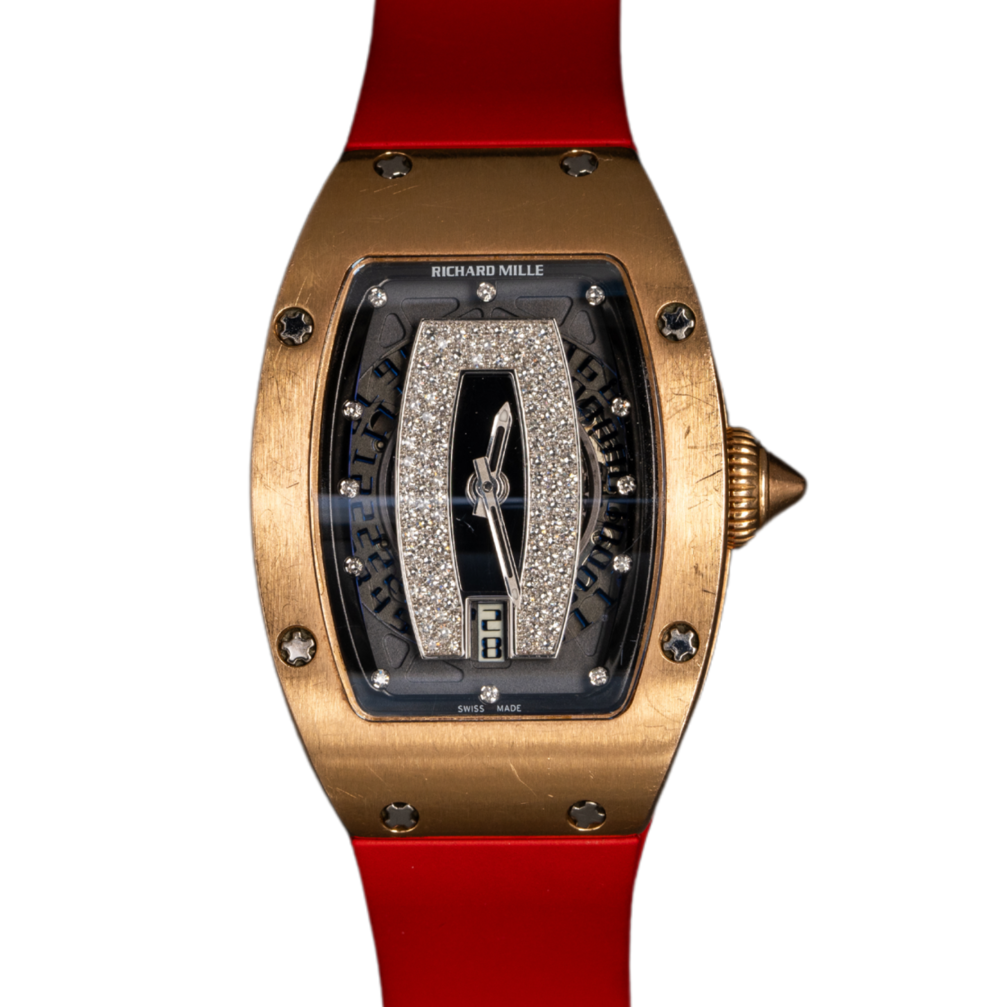 Richard Mille RM007 Rose Gold Pave Onyx Dial