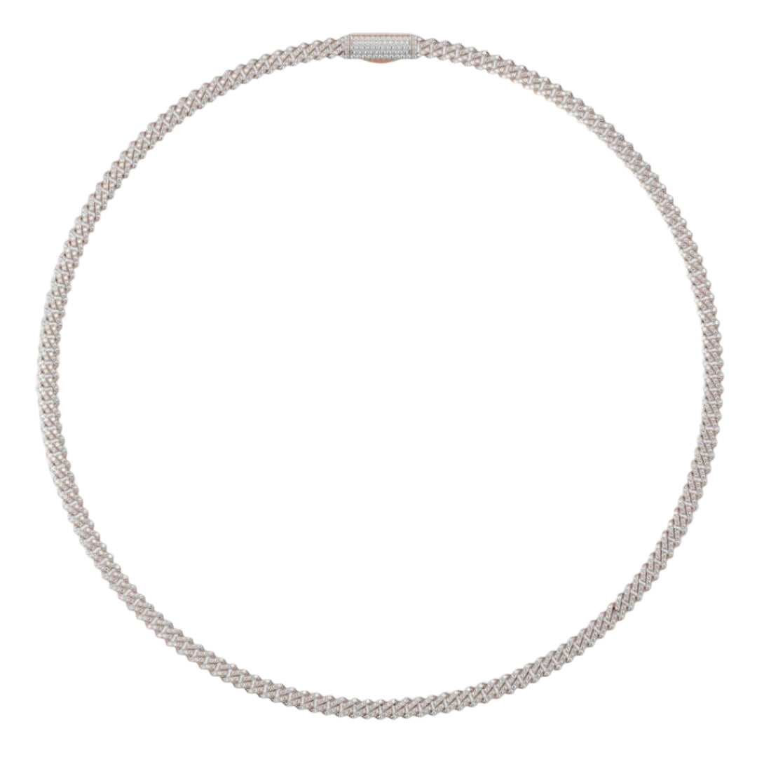 Diamond Cuban Link Chain 14k - 6mm