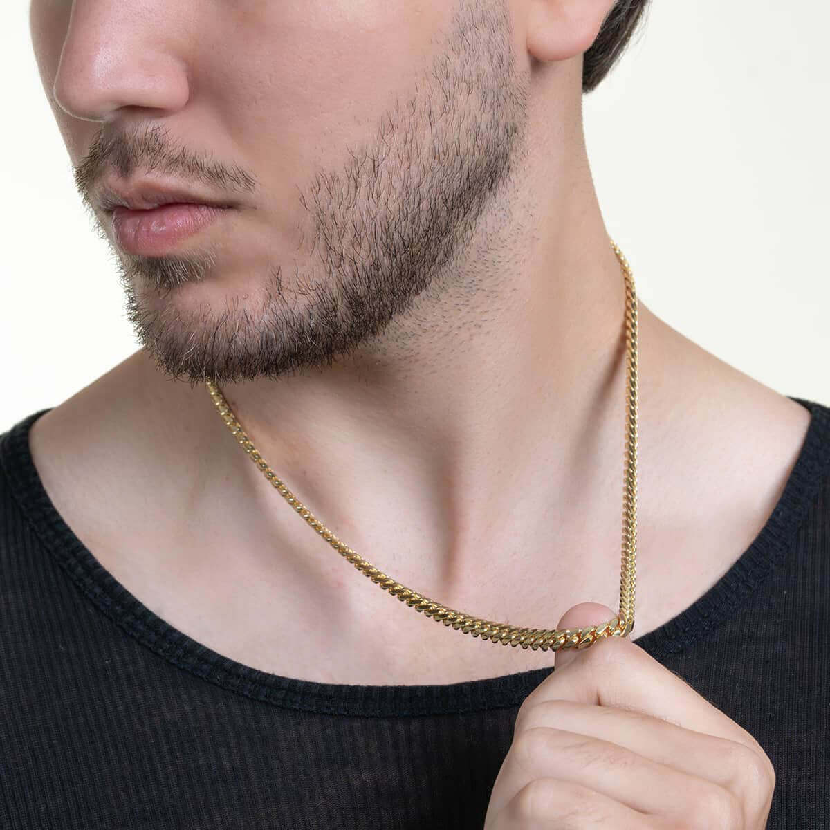 Cuban Link Chain Solid Gold 6mm - Box Lock