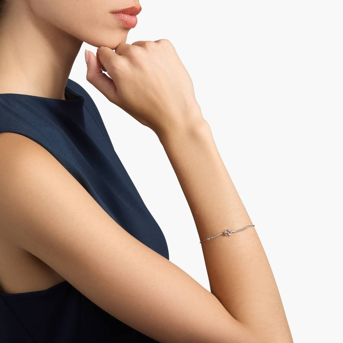 7.5" Knot Bracelet in Sterling Silver