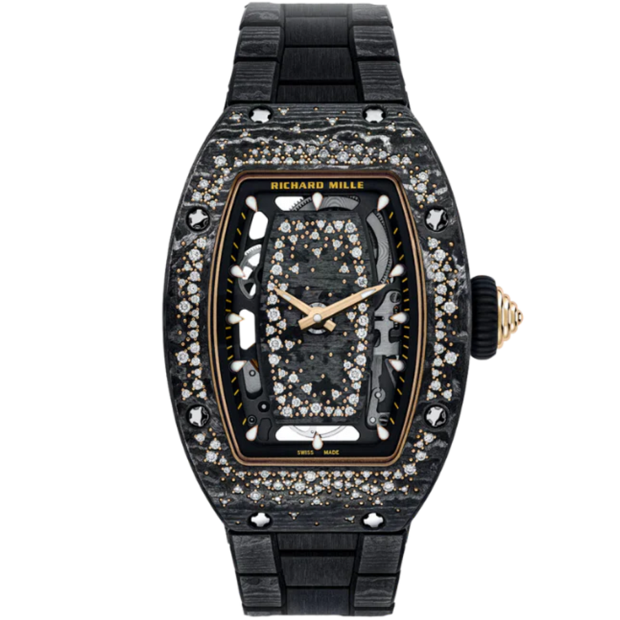 Richard Mille RM07 Diamond-Set Bracelet luxury watch at 1Luxury Miami