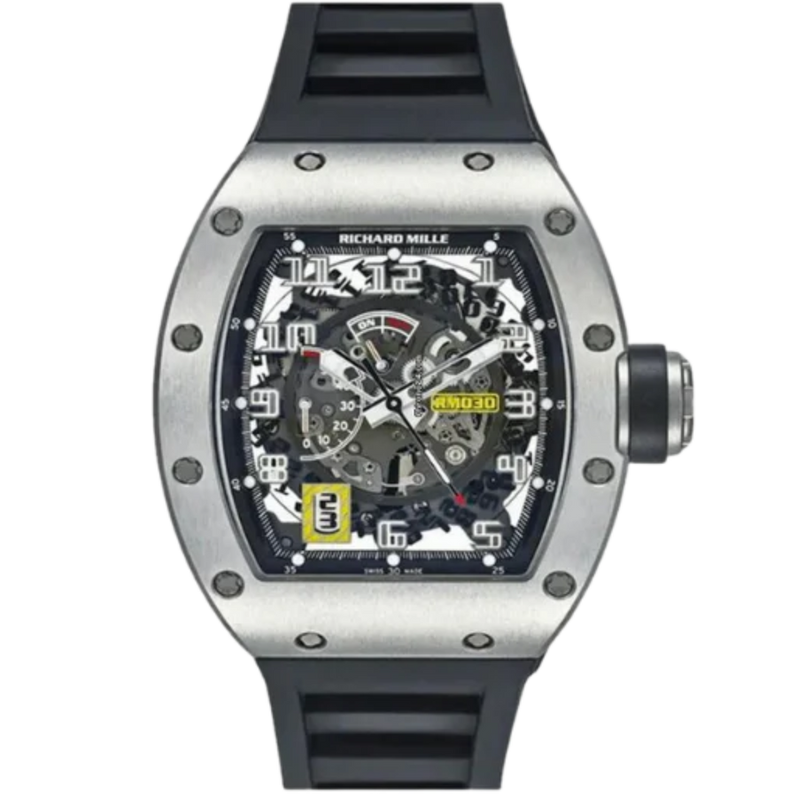 Richard Mille RM030 Titanium luxury watch at 1Luxury Miami
