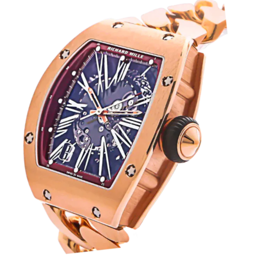 Richard Mille RM 023 Rose Gold Diamond-Set Bracelet luxury watch at 1Luxury Miami