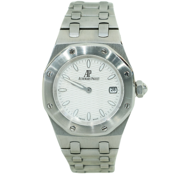 Audemars Piguet Royal Oak Ladies Ref. 67600ST.OO.1210ST.01 33mm White Dial