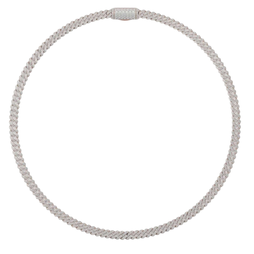 Diamond Cuban Link Chain 14k - 7mm