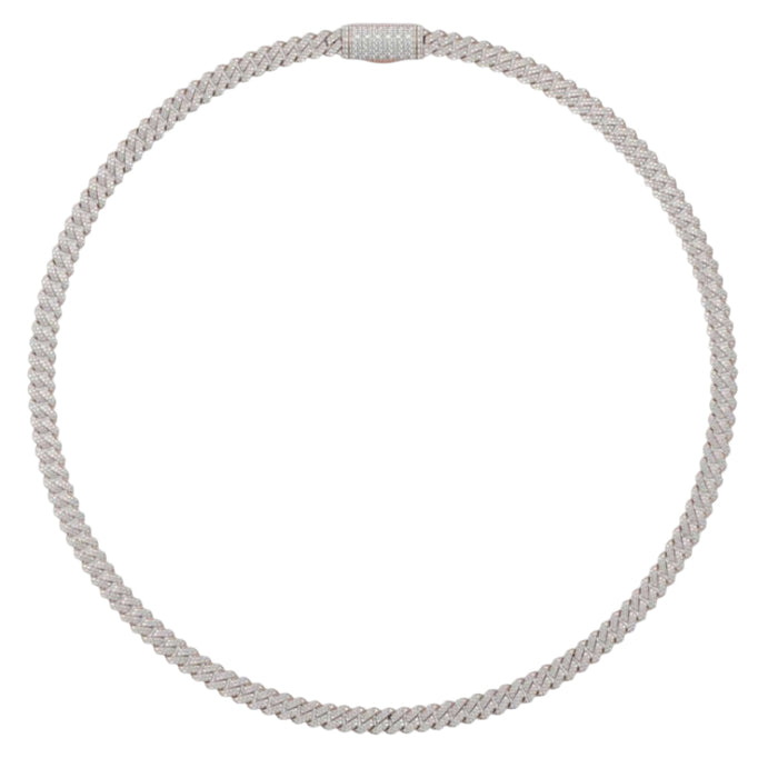 Diamond Cuban Link Chain 14k - 7mm