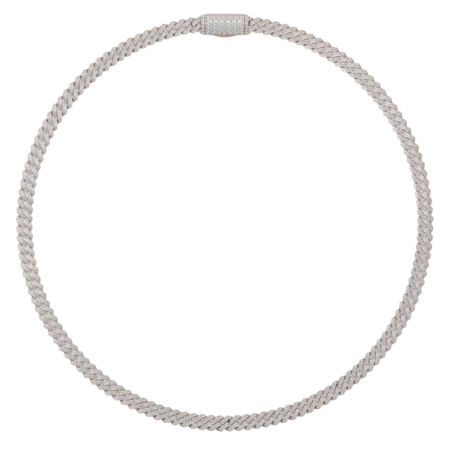 Diamond Cuban Link Chain 14k - 7mm