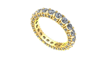 Eagle Claw Diamond Eternity Ring
