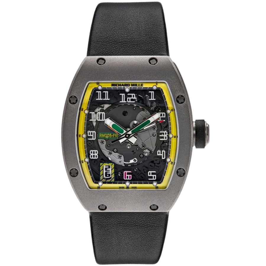 Richard Mille RM 005 Titanium Diamond-Set luxury watch at 1Luxury Miami