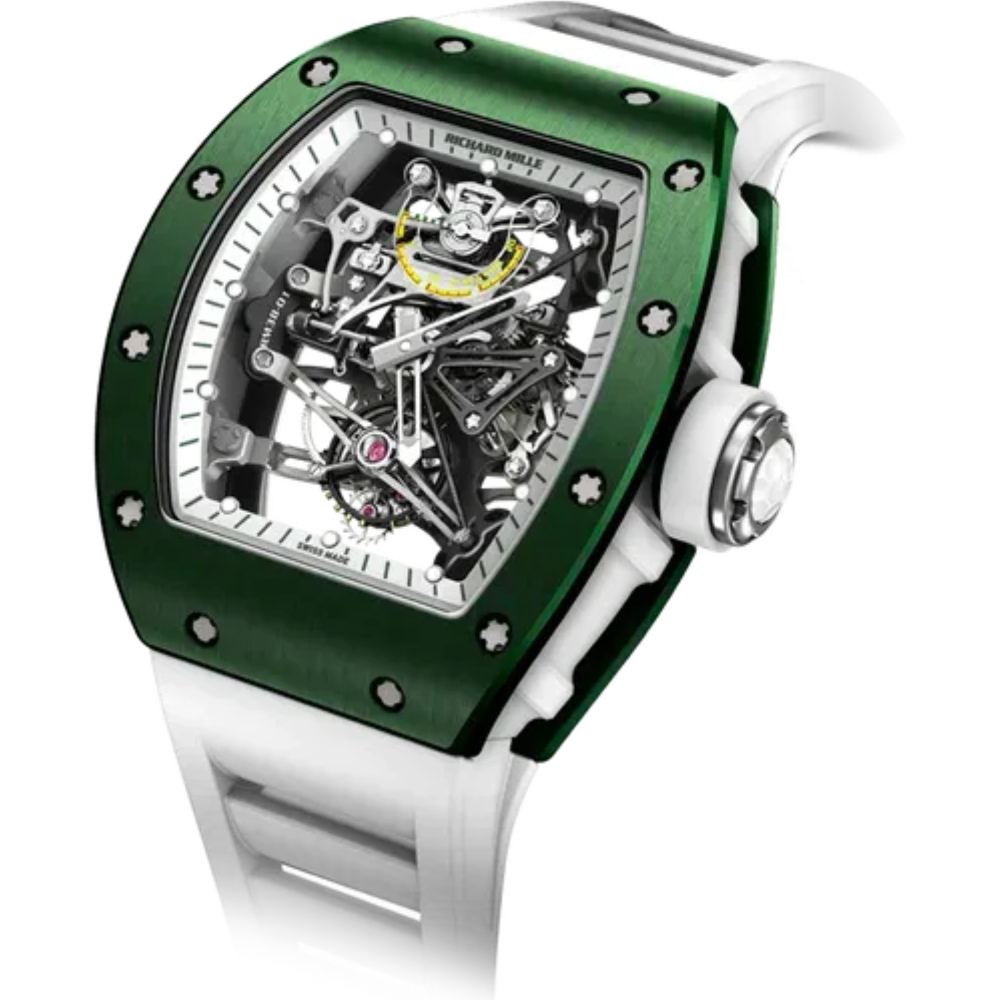 RM 38-01 Tourbillon Bubba Watson Rubber Strap Ceramic Case