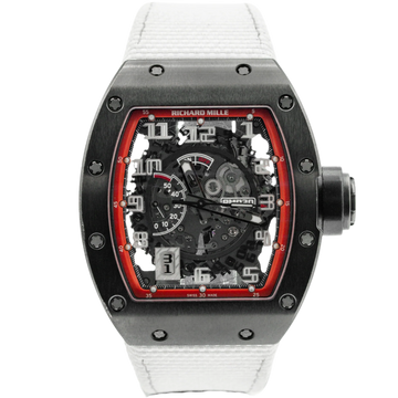 Richard Mille RM030 Black Knight - DLC / Red Rehaut on Velcro