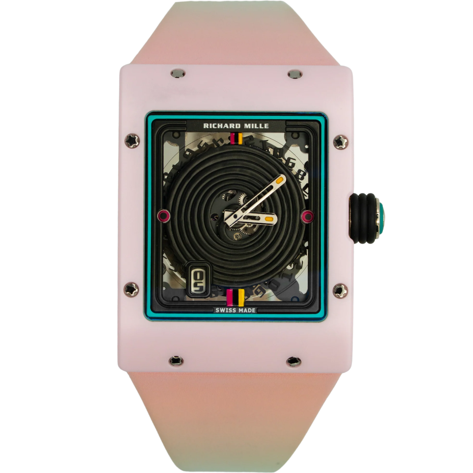 Richard Mille RM16-01 Pink Ceramic "Bon Bon"