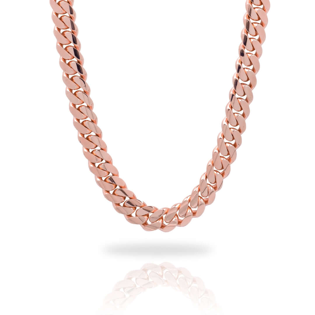 Cuban Link Chain Solid Gold - 13mm