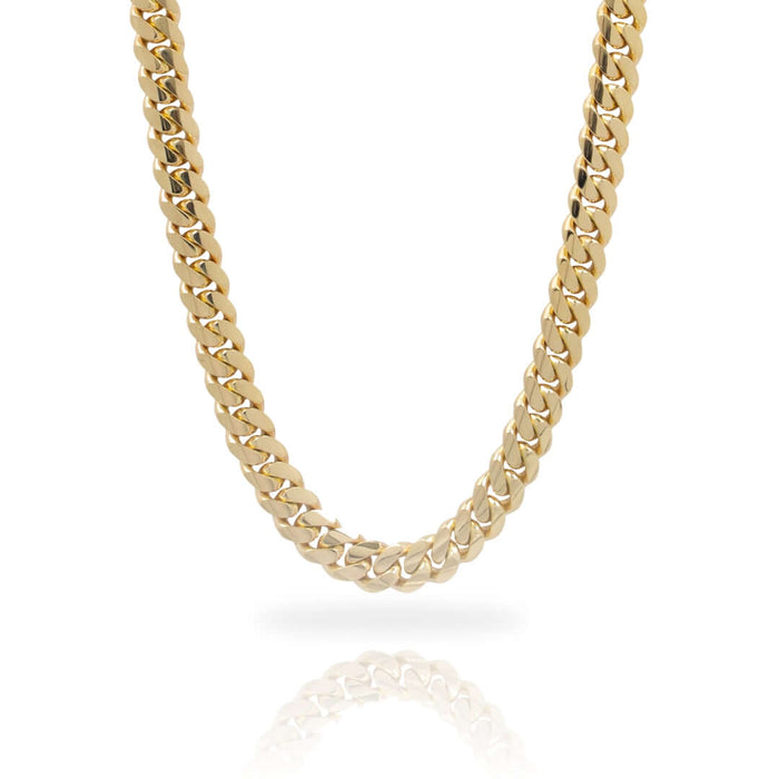 Cuban Link Chain Solid Gold - 8mm